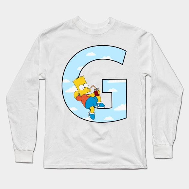 Simpsons letter Long Sleeve T-Shirt by ZoeBaruch